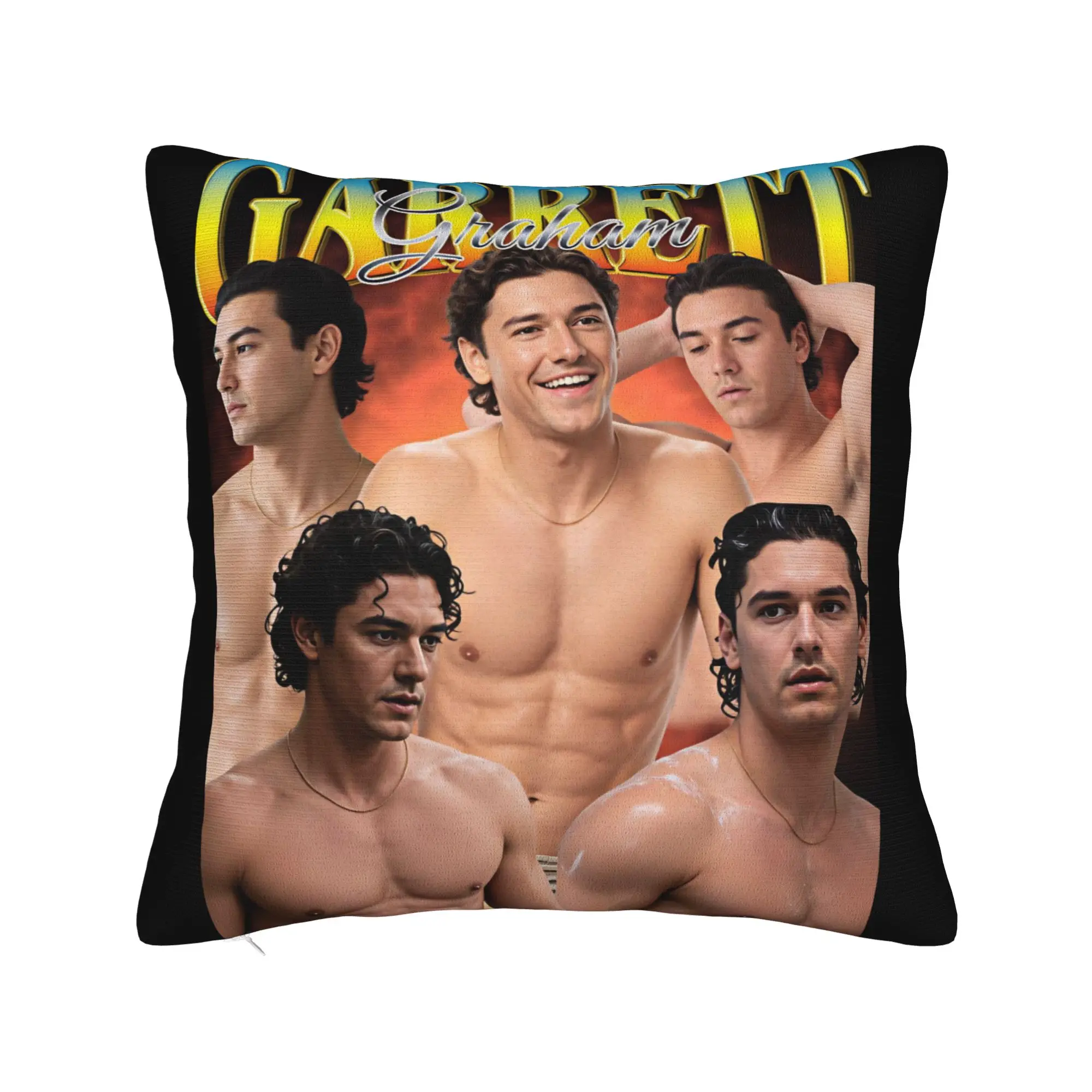 Garrett Graham Briar U Hockey Off Campus Series Poster Pillow Cover  Morden Pillow Case For Sofa Bedroom Home Decor Pillowcases