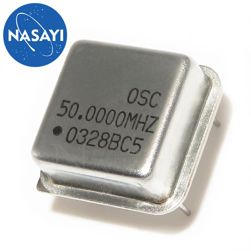 10pcs/lot Square Active Crystal 50M 50MHZ DIP-4