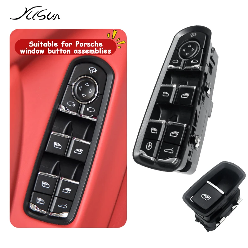 Front Left Power Window Switch Button For Porsche Cayenne 958 92A Macan 95B Panamera 970 2011-2017 7PP959858AEDML 7PP959858RDML