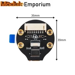 Round Color Screen TFT Display Module, Módulo IPS LCD, GC9A01, 1.28