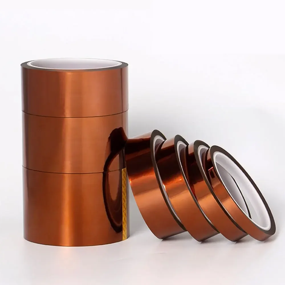 Fita Kapton de Poliamida para Alta Temperatura BGA, Fita Adesiva de Isolamento Térmico para Indústria Elétrica, Proteção de Placas de Impressão 3D, 33M