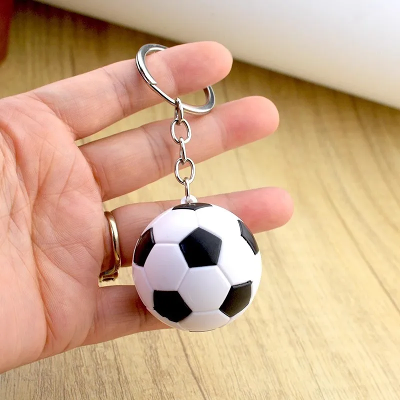 European Football Imitation Leather Souvenir Keychain Match Ball Fans Souvenir Keyring Phone Fashion Pendant Boy Gift