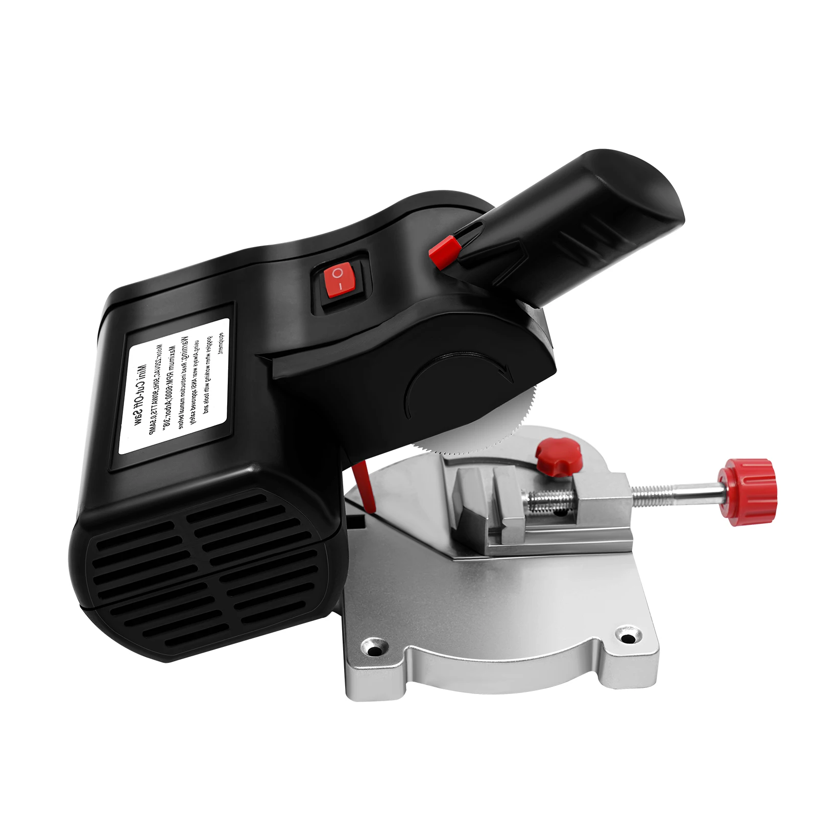 220V 90W Mini-Gehrungssäge, Gehrungssäge, Zerkleinerungssäge 0-45 °   Einstellbare Stahlsäge 4500
