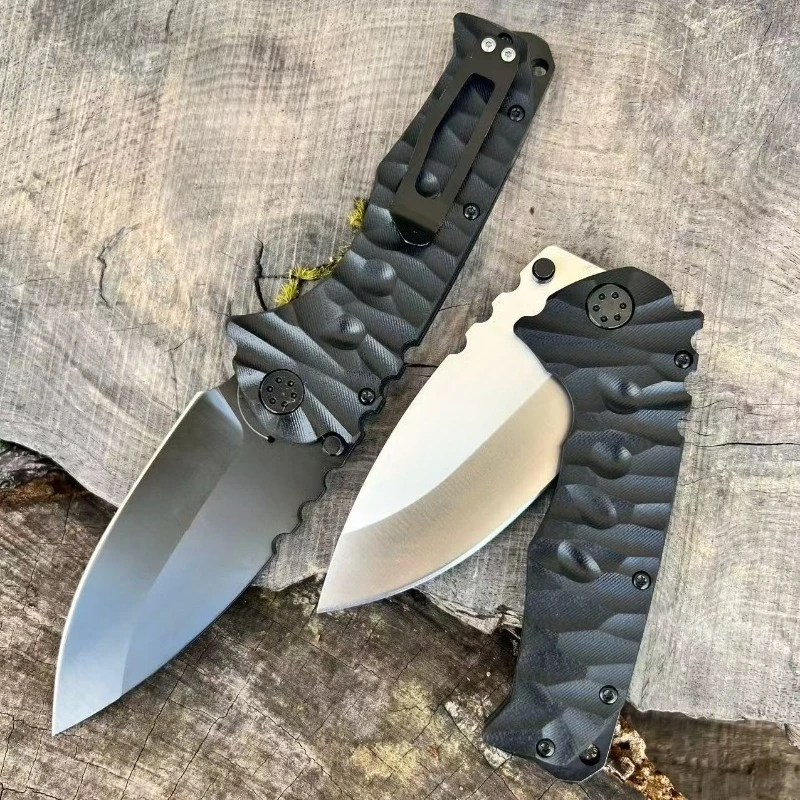 

Outdoor Folding Tactical Knife Survival Tool Stainless Steel G10 Handle Multi-functional Knife Self-defense Anti-slip Handle