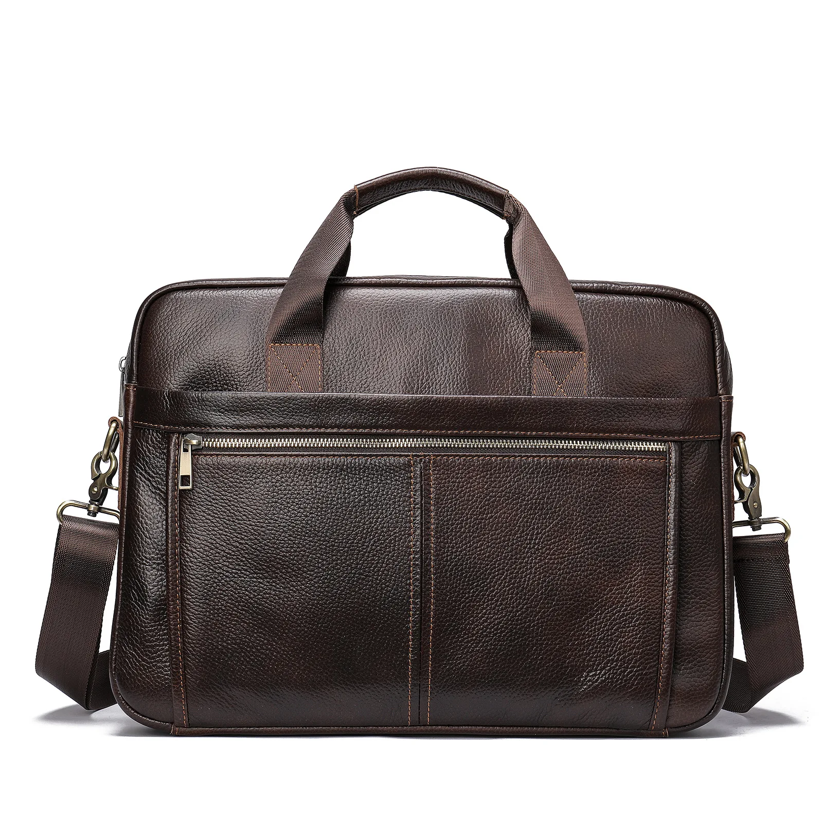Valigetta da uomo Borsa da uomo Borsa per laptop in vera pelle 14 Valigette per computer Borse per documenti Borse a tracolla in pelle