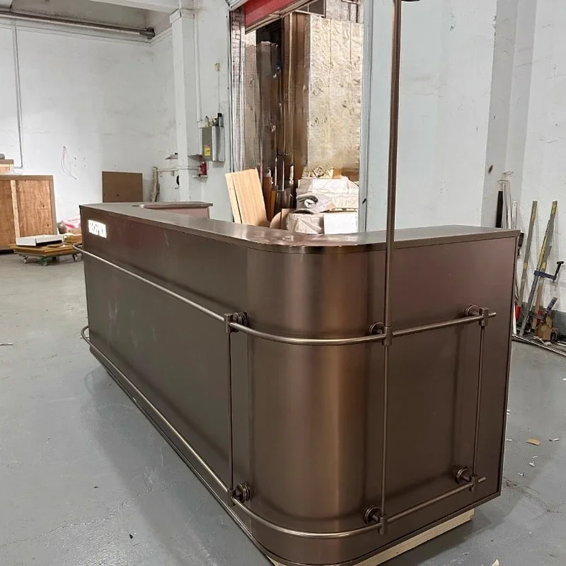 Aesthetic Small Reception Desks Beauty Salon Unique Shelves Reception Desks Industrial Organizers Trendy Furniture
