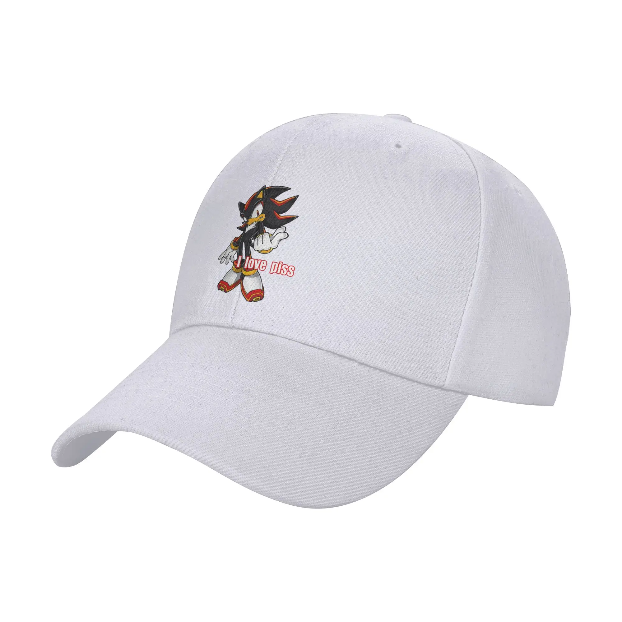 Shadow The Hedgehog I Love Piss Trendy Baseball Cap Picnic Non Slip Hip Hop Cap