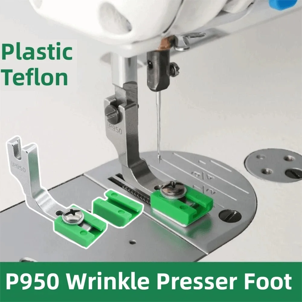 P950 Ruffling Presser Foot Adjustable Lockstitch P950 Pleating Foot Set Durable Structure Tightness Control