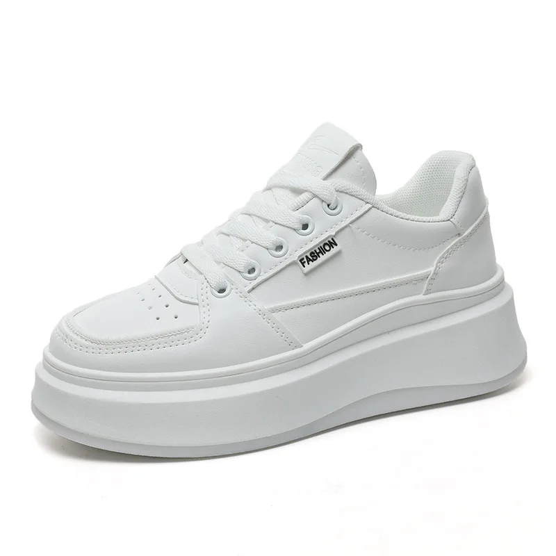 New Fashion White Sneakers Women Platform Casual Shoes For Woman Breathable Flats Women'S Sneakers On Sale Designer Shoes Female