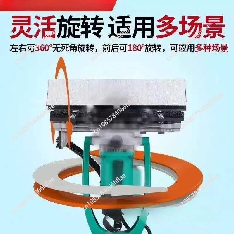 Long Rod Electric Corner Grinder Wall Putty Triangle Sanding Machine