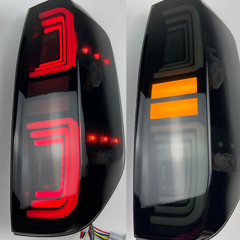 Pop Car Styling LED Taillight For Nissan Navara D40 Frontier 2005-2015 Rear Tail Light Brake Lamp Warning Lamp
