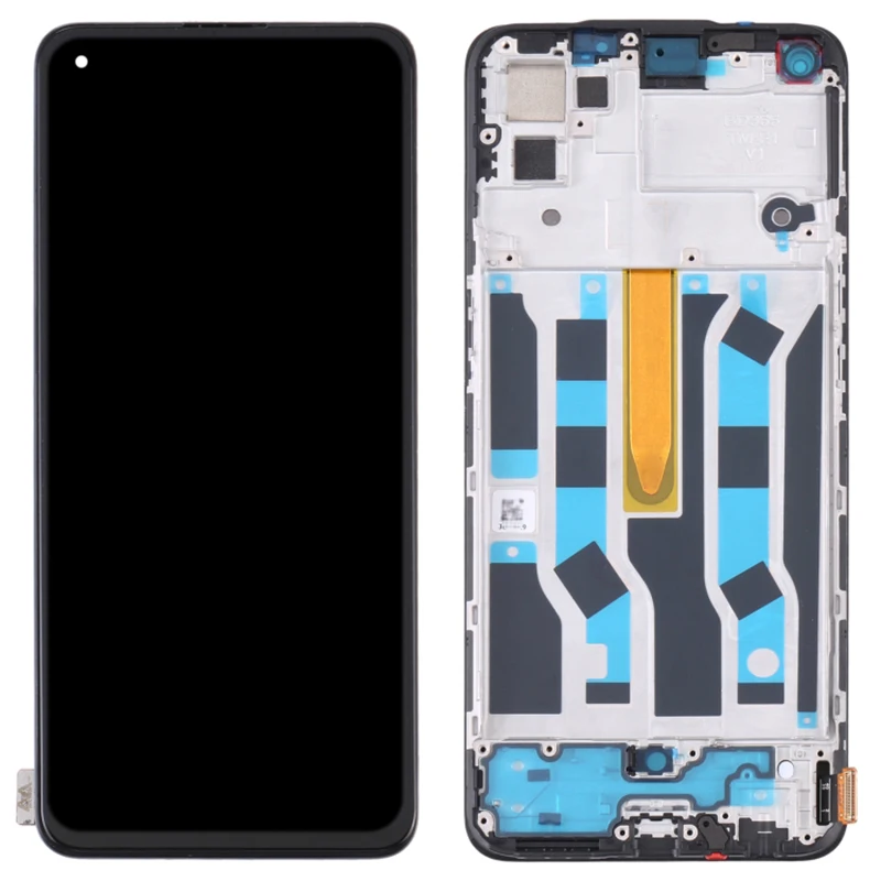 

6.43 inch OLED Screen For Oppo Reno 5 4G / Reno5 K and Digitizer Assembly + Frame Spare Part