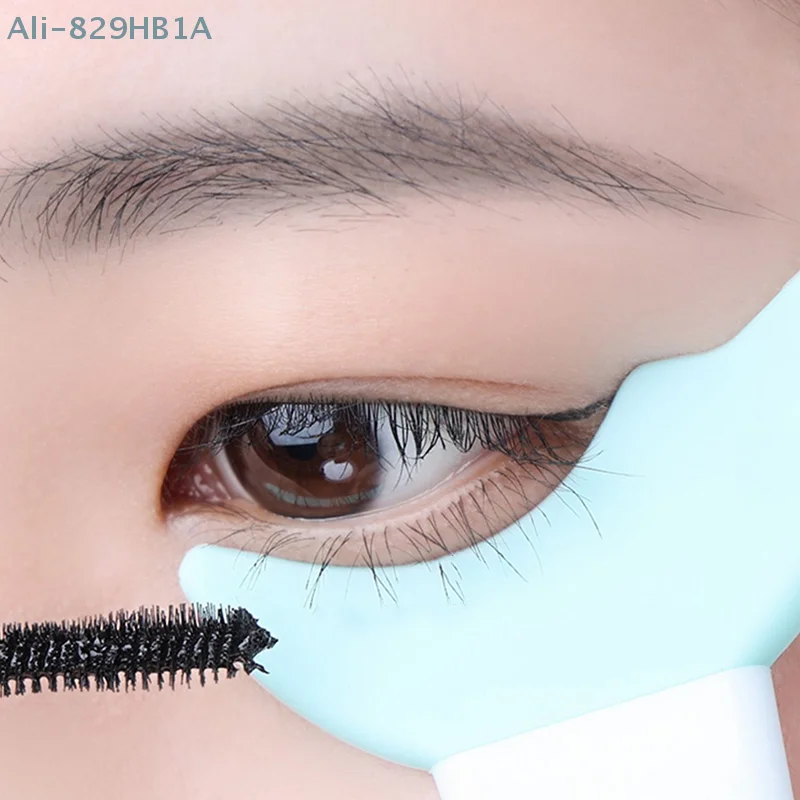 Siliconen Eyeliner Sjabloon Mascara Applicator Gids Tool Wimper Herbruikbare Oog Stencils Oogmake-Up Wimper Oogschaduw Tool