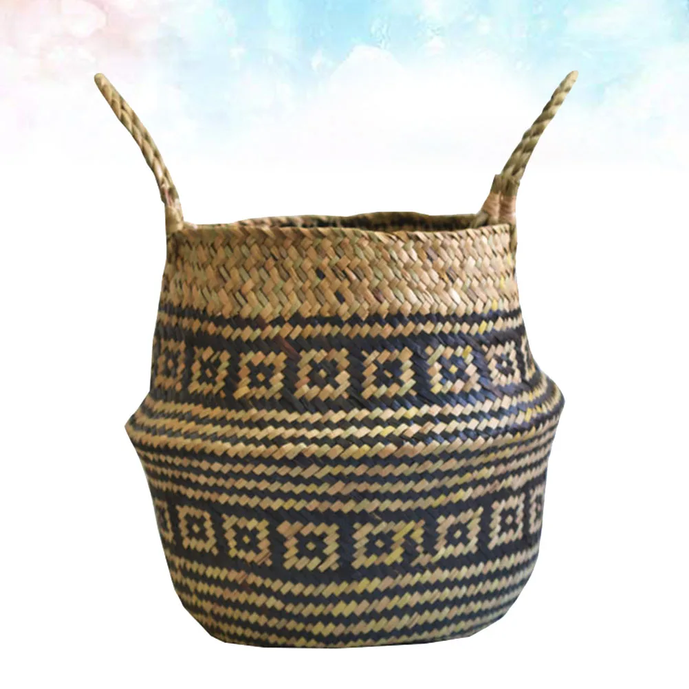 

Большая H тканая корзина для хранения, легкие складные корзины для белья, тканевые игрушки, соломенная комната для домашних животных, ganizer для хранения