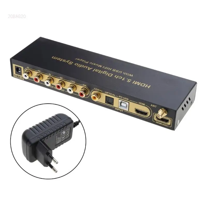 

Transform Experience with UD851B 5.1 Channel Decoders Perfect Addition to Home Theater Extractor Converter