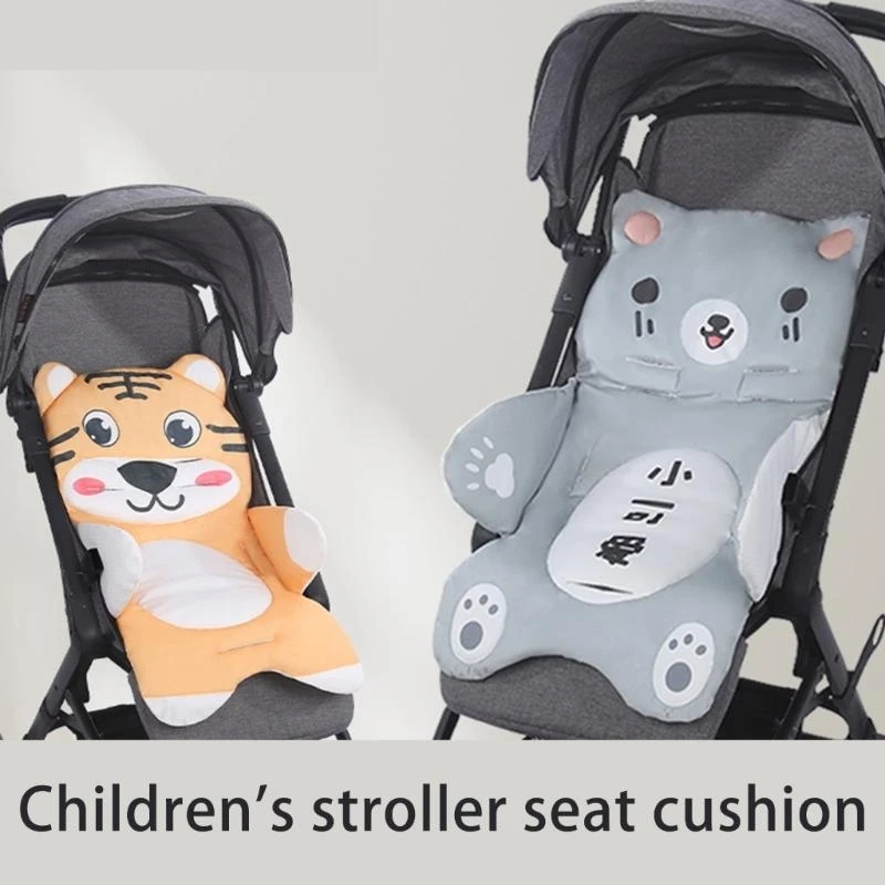 

M76C Soft Cushion Lightweight Stroller Animal Liner Polyester Fiber Pushchair Liner