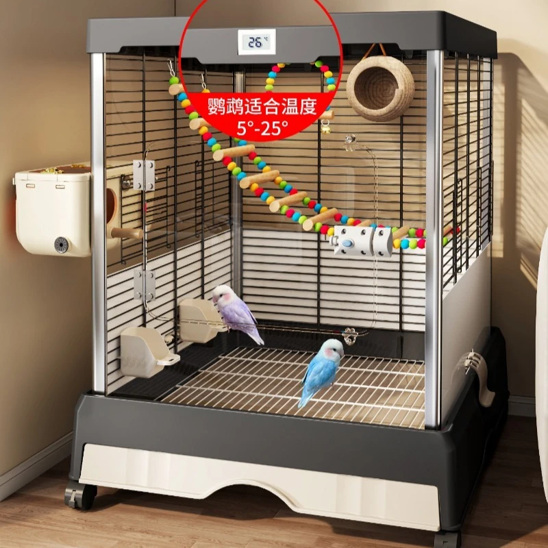 Pigeon Loft Feeder Bird Cages Parrot Supplies Flight Bird Cages Quail Extra Large Luxury Iron Cosas Para Aves Pet Furniture