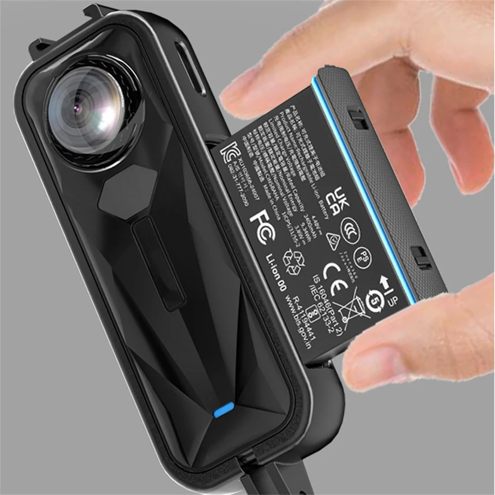 ل Insta360 X5 كاميرا رياضية واقية كاميرا رياضية بانورامية الحذاء البارد قفص أرنب للصدمات PC Shell