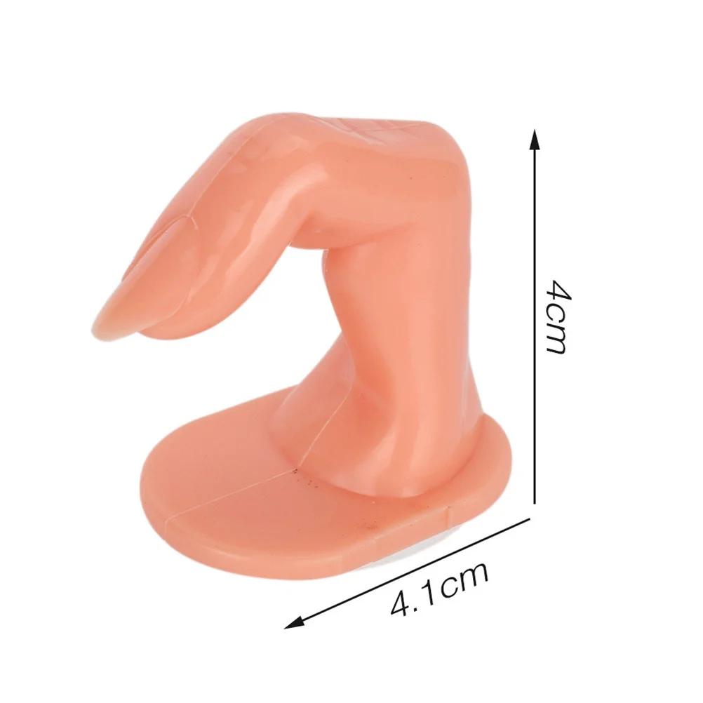10 pçs manicure prática arte do prego dedos falsos suporte de treinamento reutilizável acrílico gel prática da arte do prego para iniciantes salão de beleza