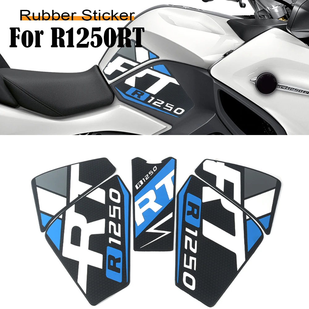 For BMW R 1250 RT R1250RT r1250rt Motorcycle Non-slip Side Fuel Tank Pad Stickers Waterproof Rubber Sticker