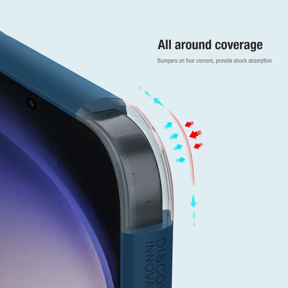 Nillkin super frosted Pro case for Samsung Galaxy S24 plus, Anti-Fingerprint, TPU, PC, protective back cover for Samsung S24+