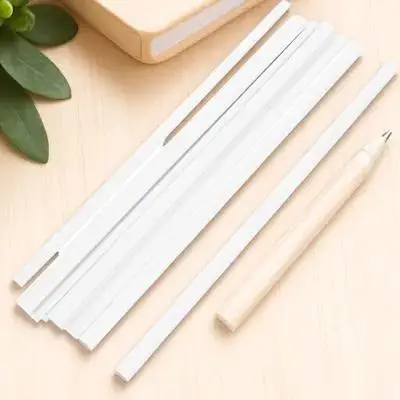 

10pcs Transparent Folders Loose Leaf Binder Binding Bars Sturdy Plastic Slide Binders For Book Document Organization School