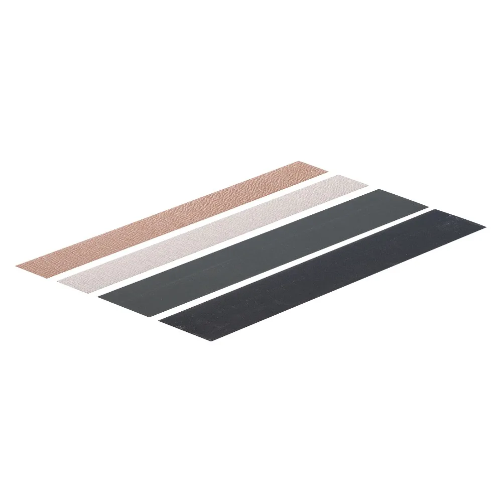 4PCS 15CM(5.91in) Length Fret Sanding Paper Sandpaper Sandpaper Color Fret Sanding Tool Luthier Sanding Tool For Guitar Fret