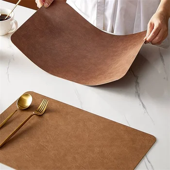 Waterproof PU Leather Placemats 1