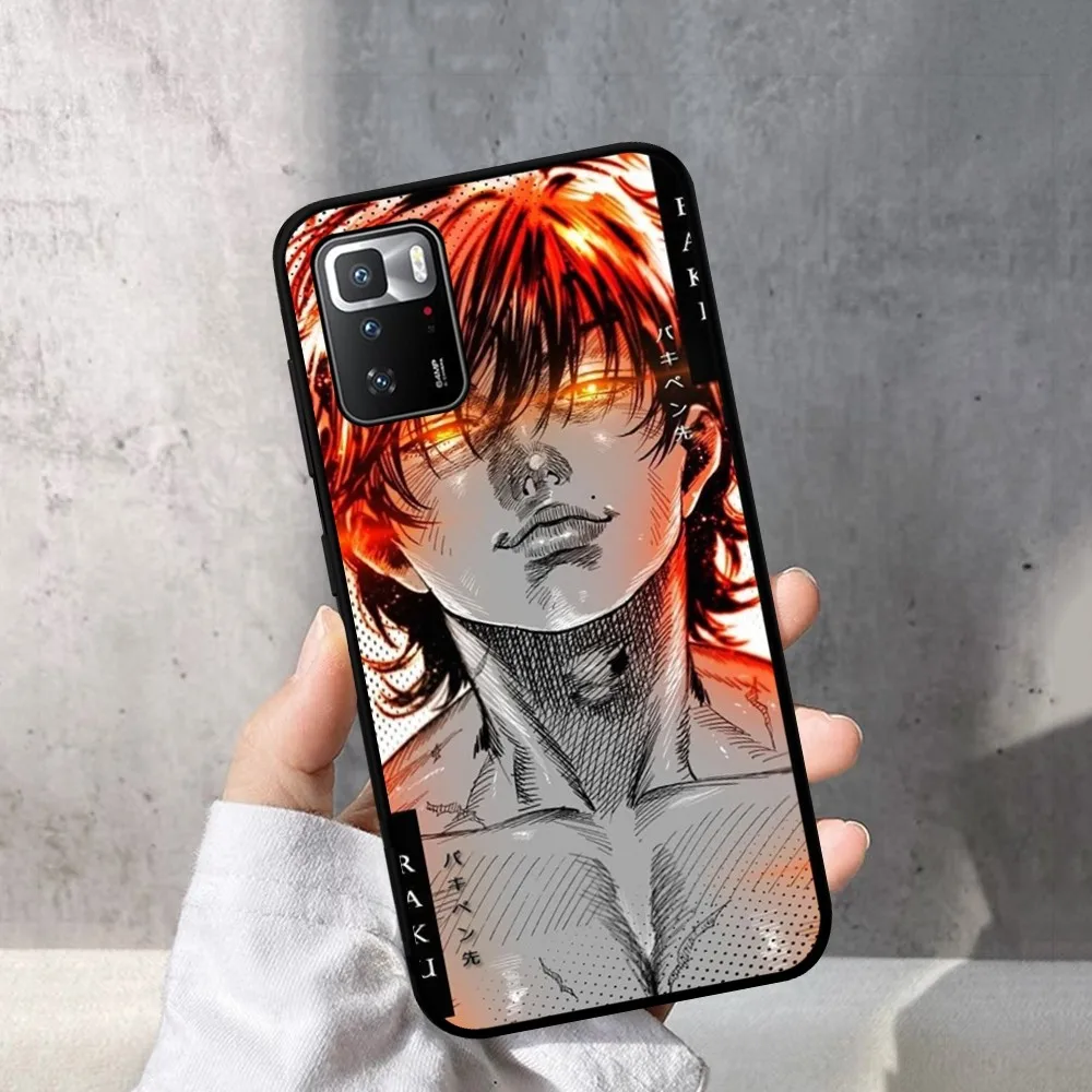 Hanma baki Grappler Phone Case For Redmi Note 4 X 5 A 6 7 8 T 9 9S 10 11 11S 11Epro Poco M3 pro