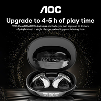 Choice Original AOC ACD1514 OWS Bluetooth AI Translation Earphones ENC Noise Canceling Earbuds LED Battery indicator Headphones