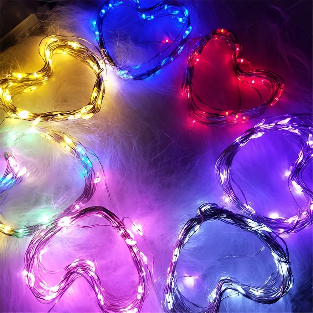 LED Fairy String Lights Battery powered LED Copper Wire String Lights Outdoor Waterproof Bottle Light For Bedroom Decoration