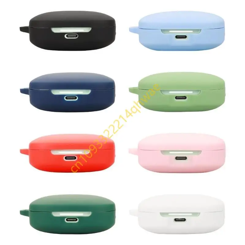 Capa protetora silicone macio para brotos 6 Caixa compactável pó com fivela pendurada com fivela pendurada com fivela