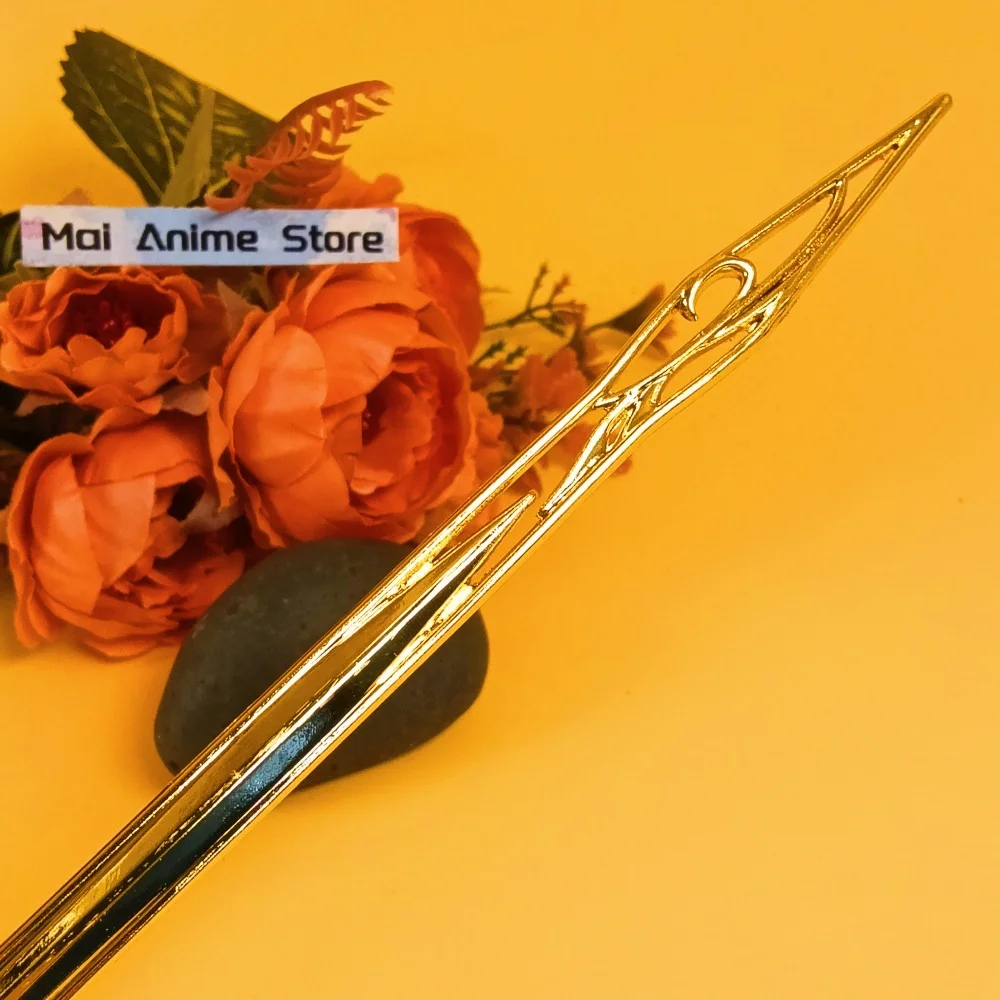 11.6 بوصة الروح لاند كاتانا الأصلي الساموراي صابر أنيمي تأثيري الدعامة الرمح معدن النينجا الحجم الحقيقي اليابانية كاتانا لعبة غير حادة هدية