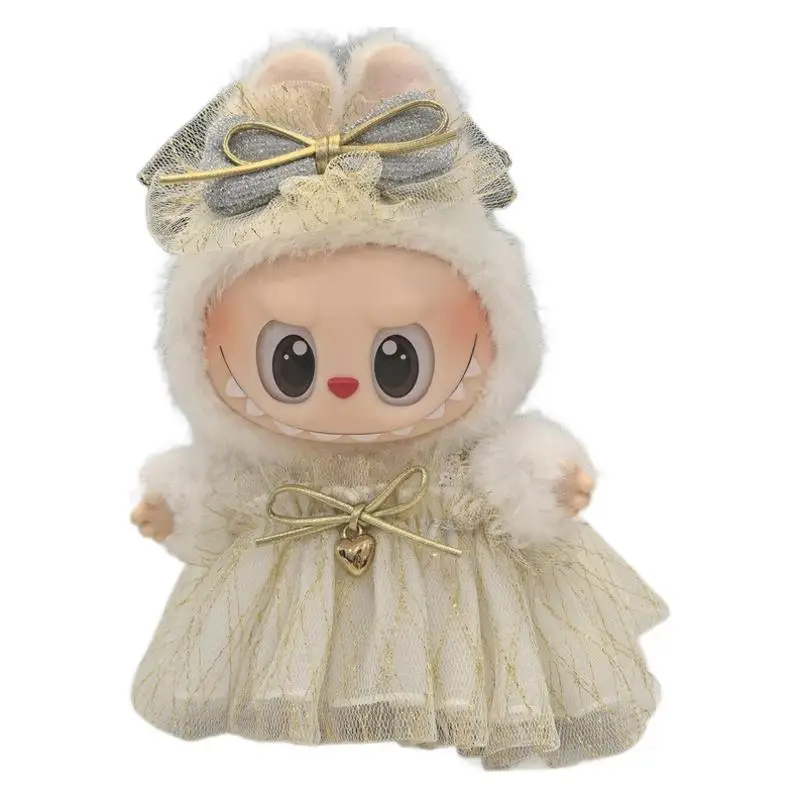 Per Spot originale Labubu scatola cieca in vinile vestiti per bambini abito da principessa fatto a mano gonna soffice abito da sposa da sposa regalo di moda