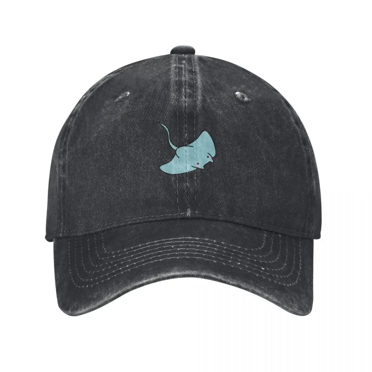 Cute Blue Stingray Baseball Cap Brand Man cap Luxury Hat Women Caps Men's