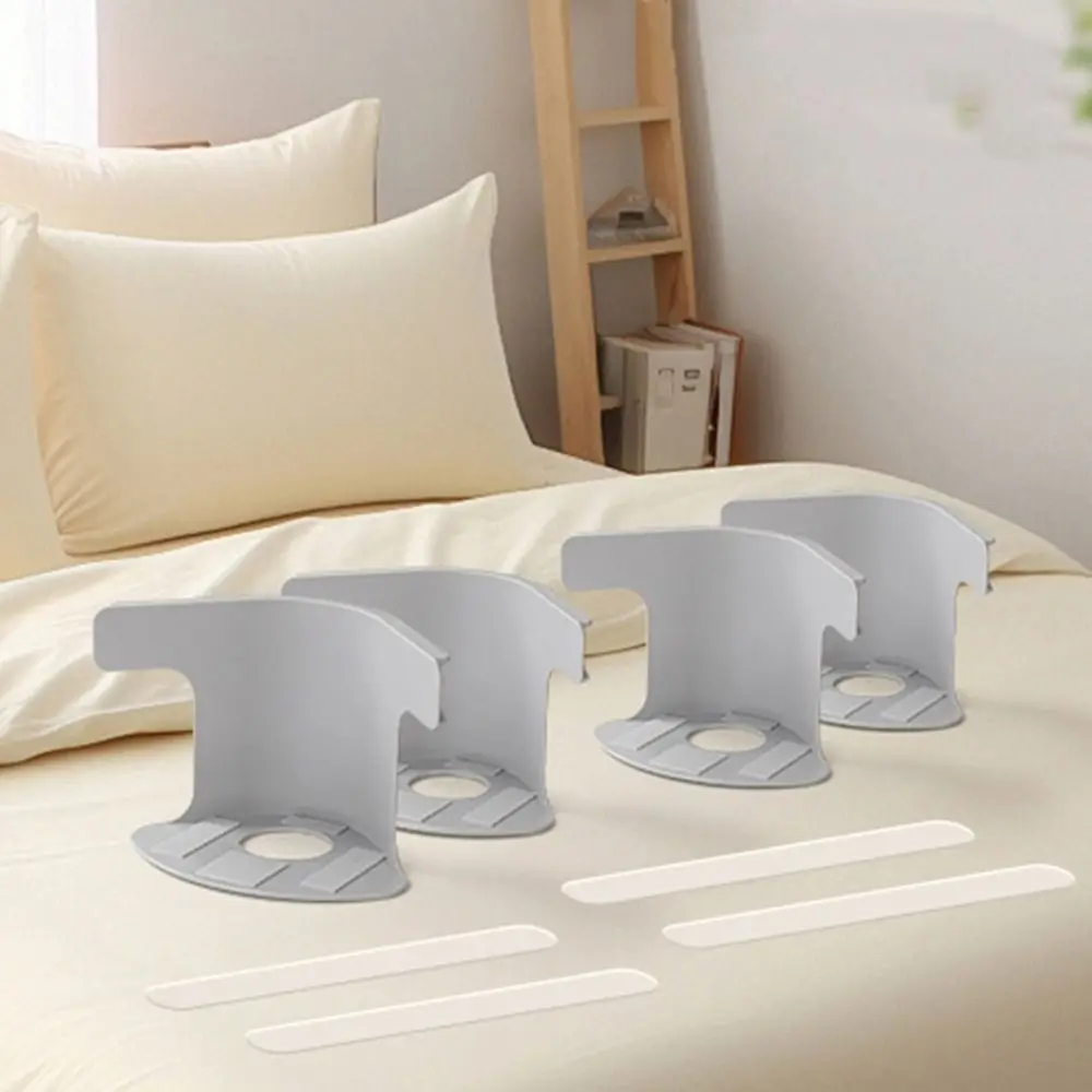 

4Pcs Plastic Bed Sheet Clips Adjustable Non-Slip Bed Cover Fastener Heavy Duty Anti-Run Invisible Quilt Sheet Holder Bedroom