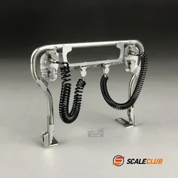 Scaleclub 1:14 ciężarówka metalowy stojak na tchawicę do Tamiya Scania 770S MAN Benz Volvo RC przyczepa wywrotka części do majsterszków