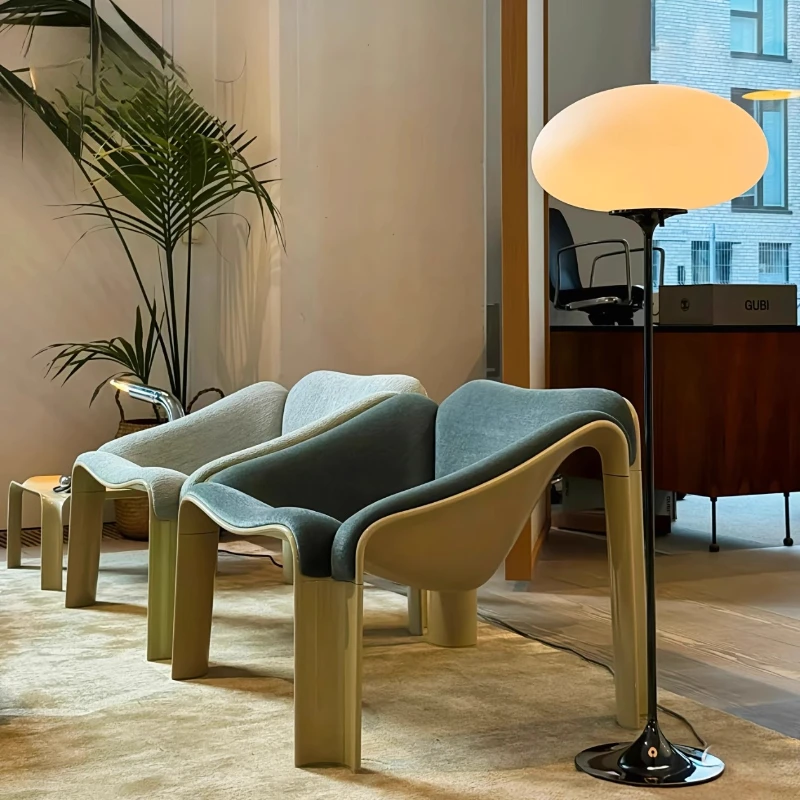 

F300 Space Chair Nordic Designer Living Room Sofa Hotel B & B Reception Area Meeting Single Sofa Chair