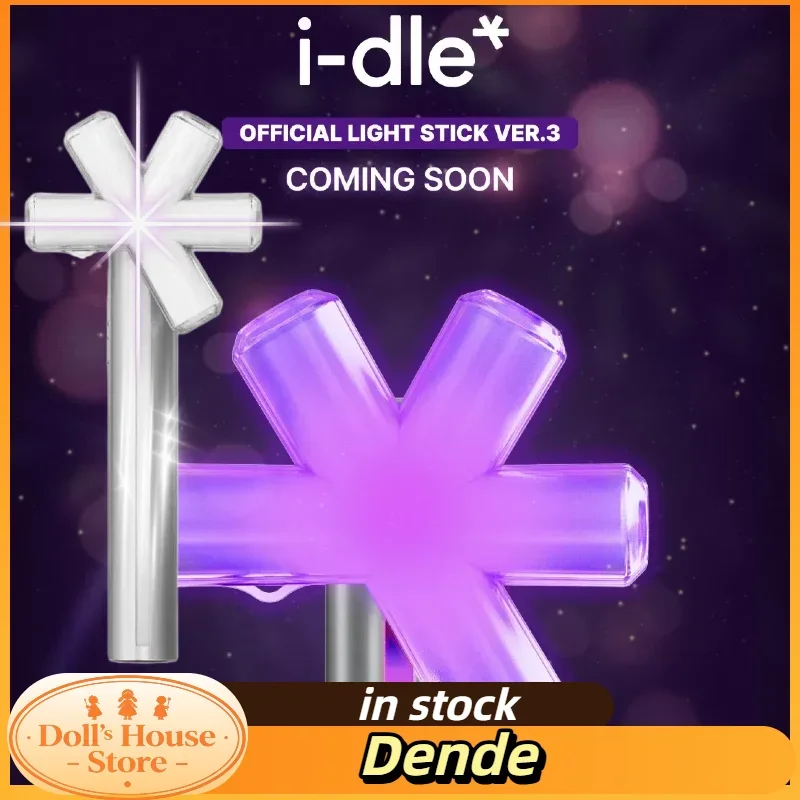 Kpop (G) I-DLE Official Support Stick Fluorescent Stick Support Lamp Women's Flashlight Ver.3 Third Generation Birthday Gift