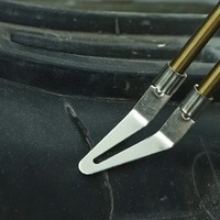 2/5pcs Smooth Head For Plastic Iron Welding Soldering Repairing Tool Iron Smooth Head For Car Bumper Repair Tool