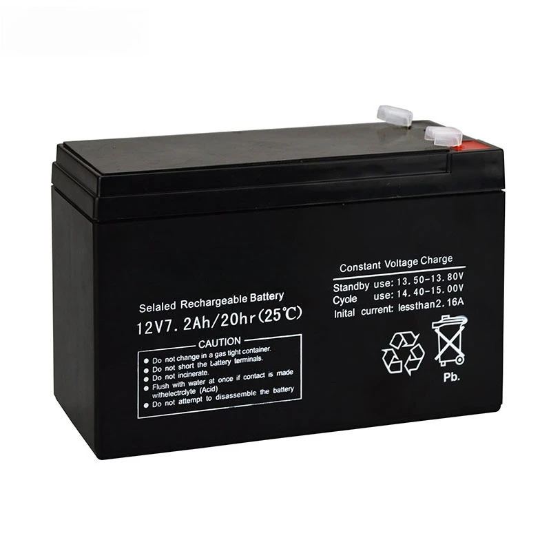 12V 7.2Ah Full Capacity Maintenance Free Lead Acid Battery UPS Solar Energy Storage Backup Power Battery