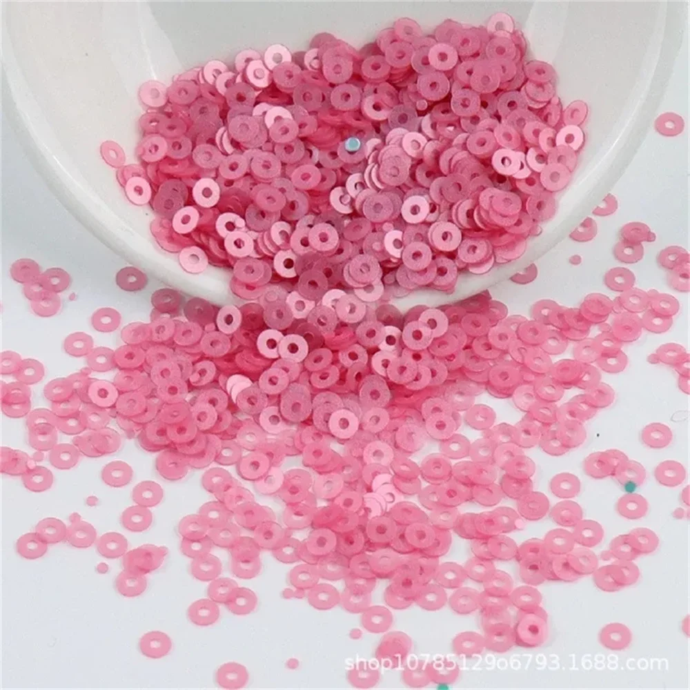 10g 2mm 3mm 4mm Pvc Franse Matte Ronde Pailletten Losse Cup Pailletten Pailetten Glitter Voor Sieraden maken Diy Naaien Nail Art Craft