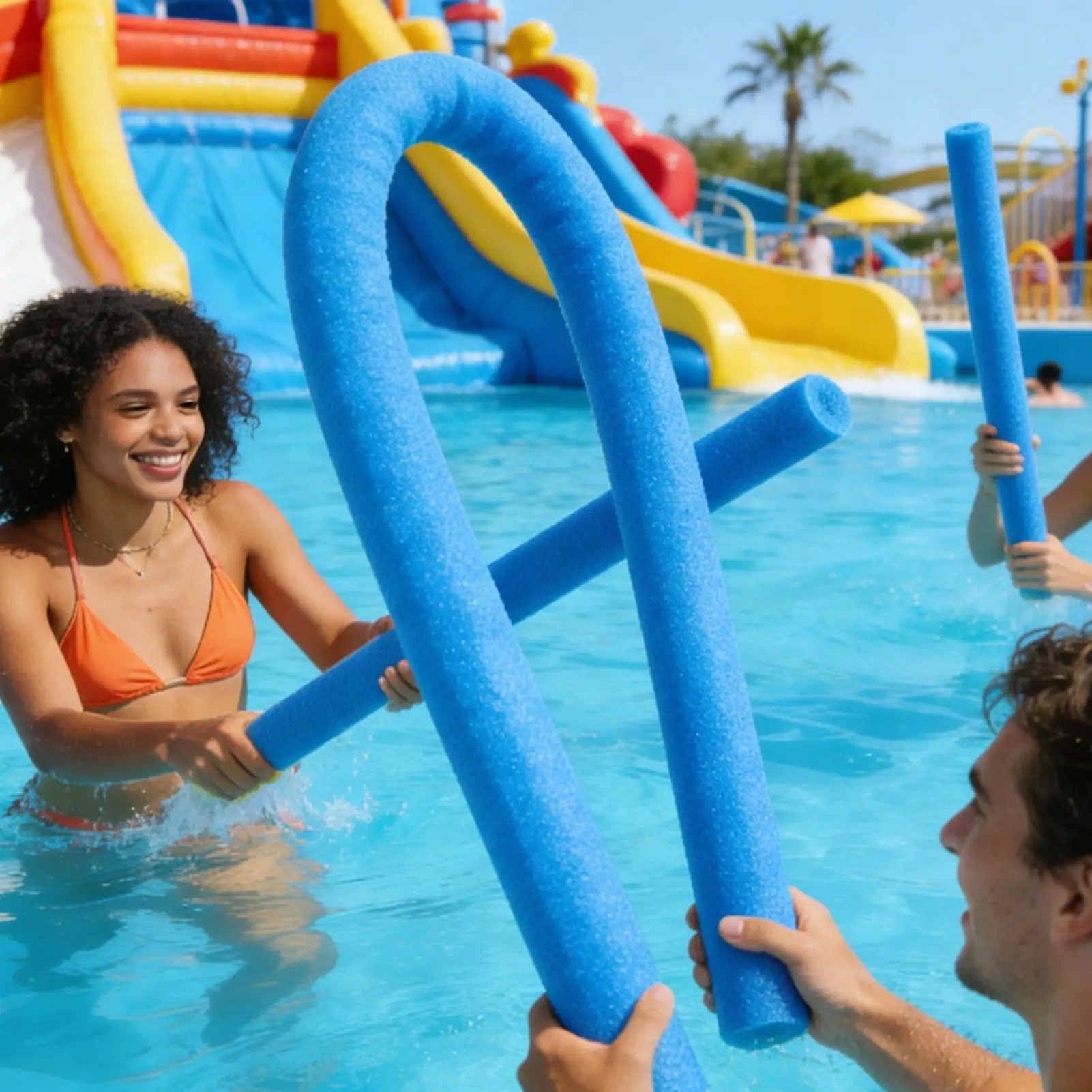 Pool Toy Hollow Floating Water Exercise Aid Pool Float Noodles for Children Boys Girls Adults Family Party Decor Home Outdoor view 6