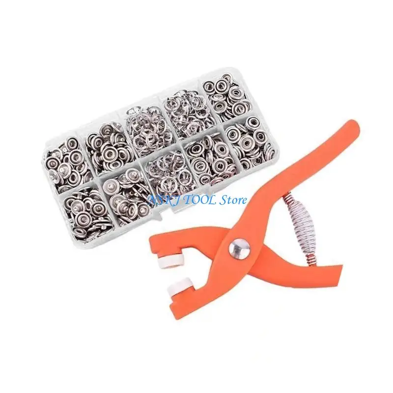 L8RC Metal Button Press Set With Easy Operations Guide For Fashion Repair Crafting And Tailoring
