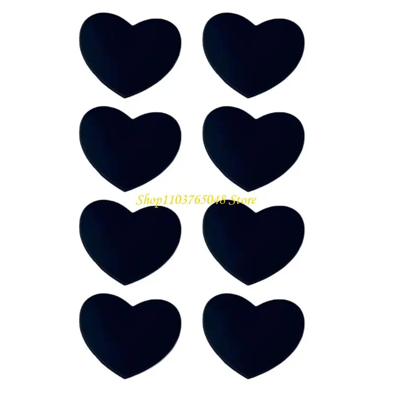 

R53E 8pack Tennis Vibration Dampeners With Decorative Heart Silicones For Smoother Impact Absorption