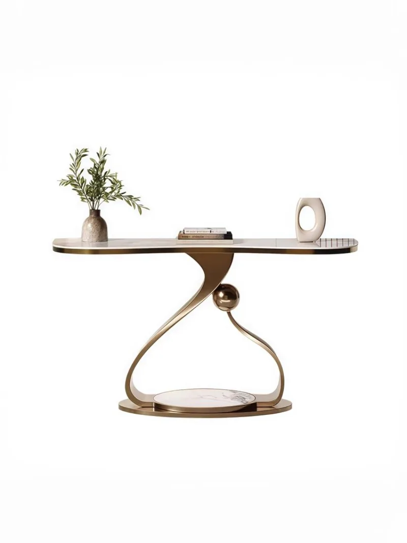 طاولة وحدة التحكم الفاخرة ديكور الجمال الحديث مداخل الجدول تصميم أثاث الشمال مدخل وحدة التحكم أثاث غرفة المعيشة