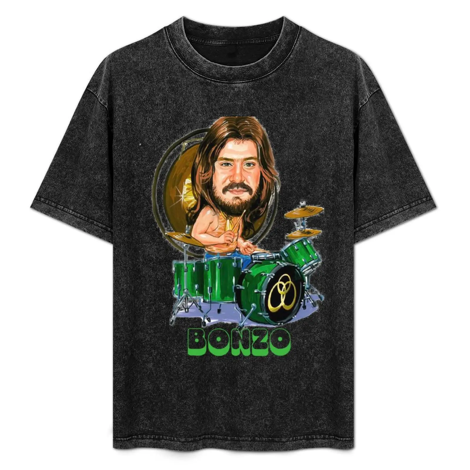 

John Bonham T-Shirt Plus Size Simple Casual Top