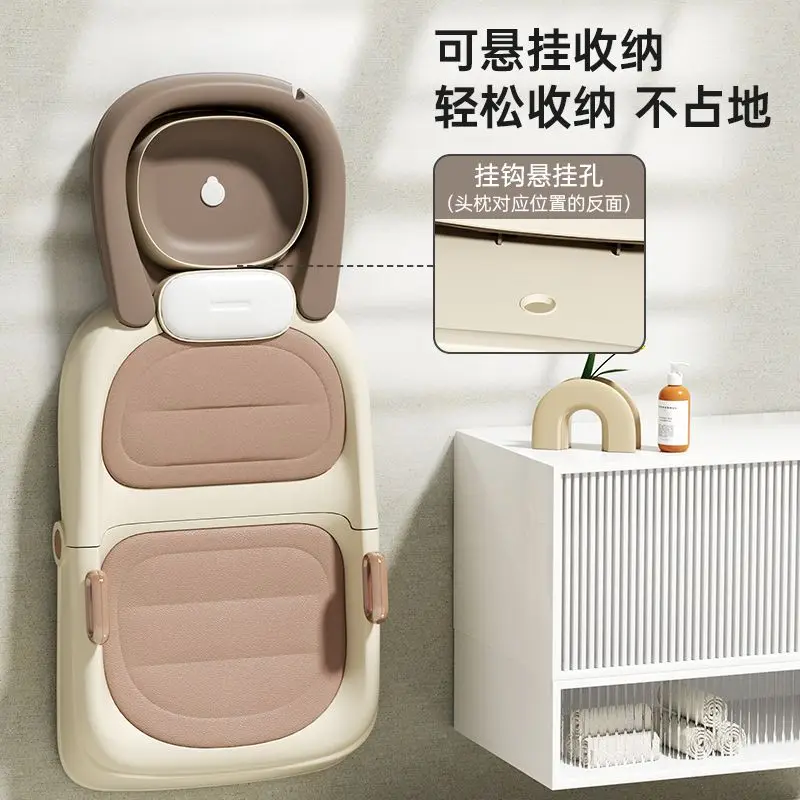 Adult Home Hair Washing Tool Foldable Adult Enlarged Hair Washing Lounge Chair Bathroom Chairs & Stools Bathroom Furniture