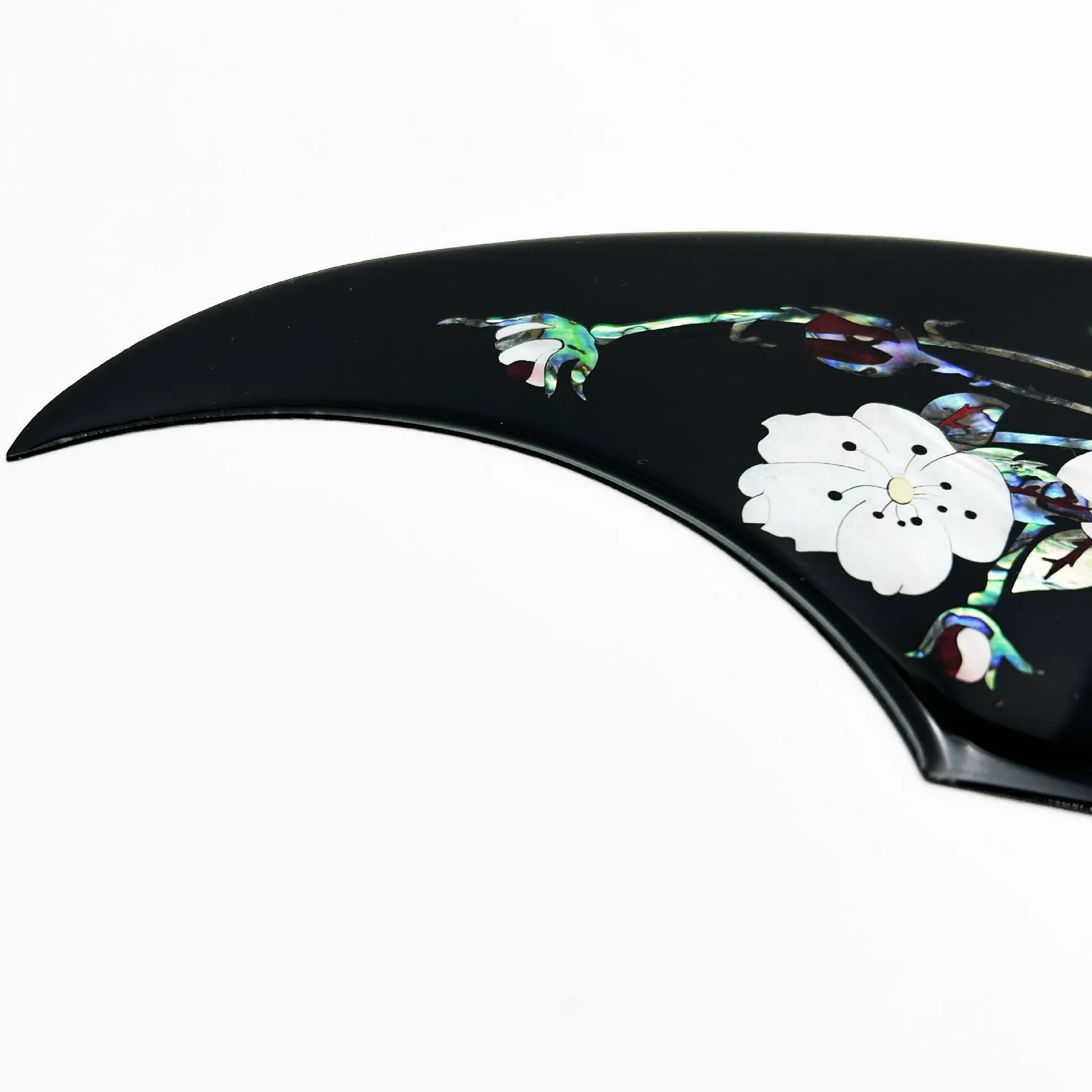 Thick Acoustic Guitar Pickguard Real Shell Inlay Flower Design Elastic Soft Rubber Protection Sticker 41