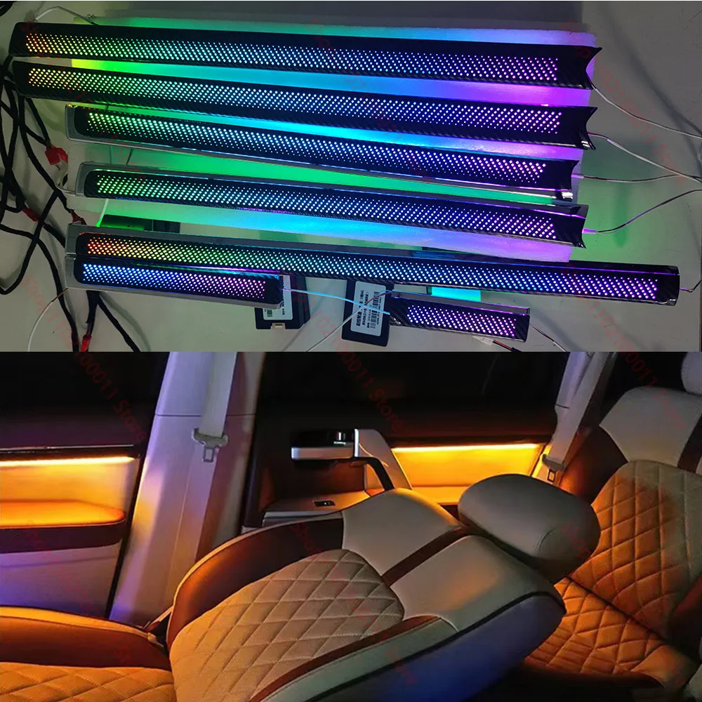 For Toyota Land Cruiser 64-color LED Ambient lights central control lamp door light atmosphere Lamp For Toyota Cruiser